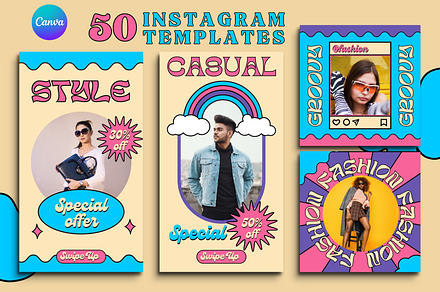 Canva Instagram Fashion Templates