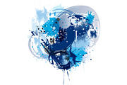 Watercolor illustration.Color stains, a Decorative Illustration by Kseniia_designer's shop (Thumbnail 2 of 8)