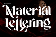 Material Lettering - Luxury Serif, a Serif Font by 177Studio (Thumbnail 1 of 9)