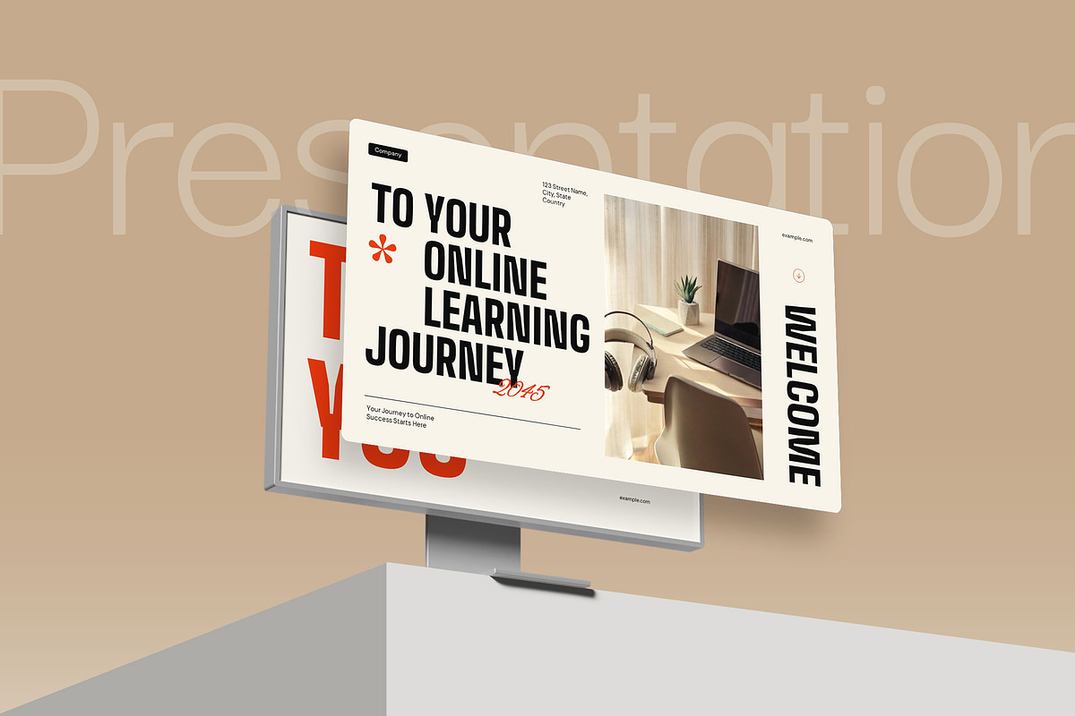 Online Course Education Powerpoint preview 2