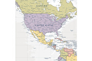Vector World Map - Large&Detailed, an Illustration by PorcuPen Works (Thumbnail 2 of 9)