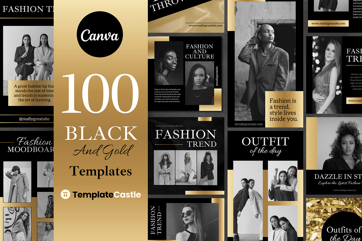 100 Elegant Social Media Templates, a Templates & Theme by TemplateCastleStore (Photo 1 of 10)