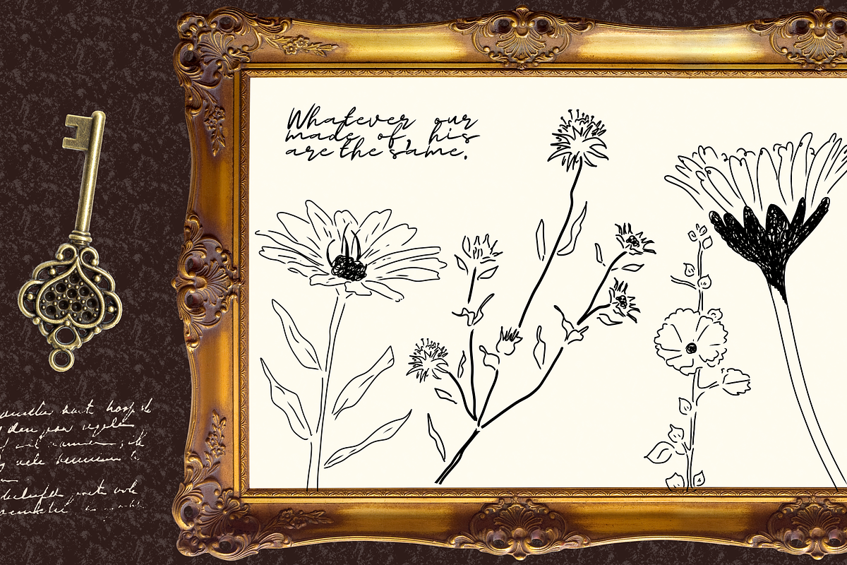 Wildflower Ink Atelier, a Decorative Illustration by The Journey Atelier (Photo 12 of 19)