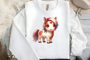 Watercolor Unicorn Cute Horse, an Illustration by DreamCafeArt (Thumbnail 4 of 4)