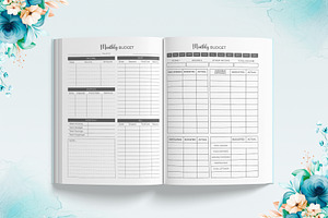 Editable Monthly Budget Planner V-2