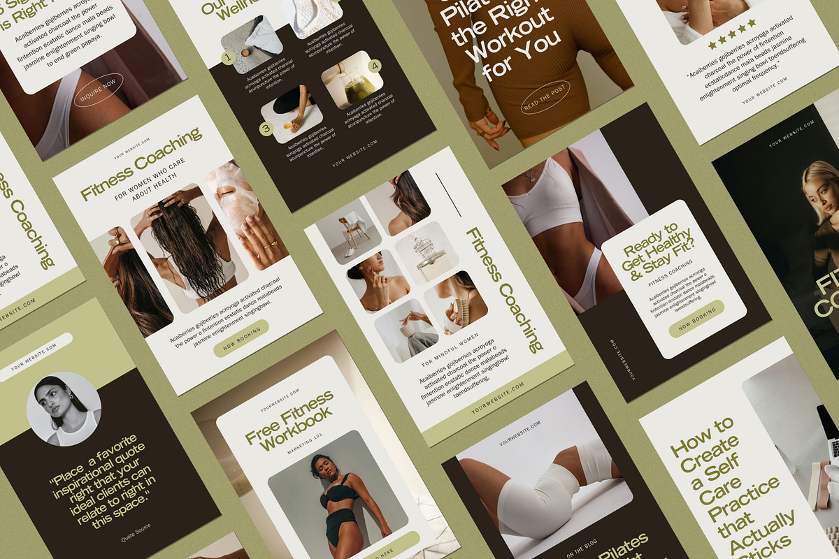 Canva Pinterest Marketing Templates, a Marketing Template by Glo Design Studio (Photo 16 of 20)