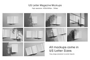 US Letter Magazine Mockups, a Books & Magazine Mockup by Tahtagraphic (Thumbnail 6 of 11)