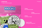 Sticker's Branding Mockup Bundle, a Packaging Mockup by Mocku (Thumbnail 23 of 25)