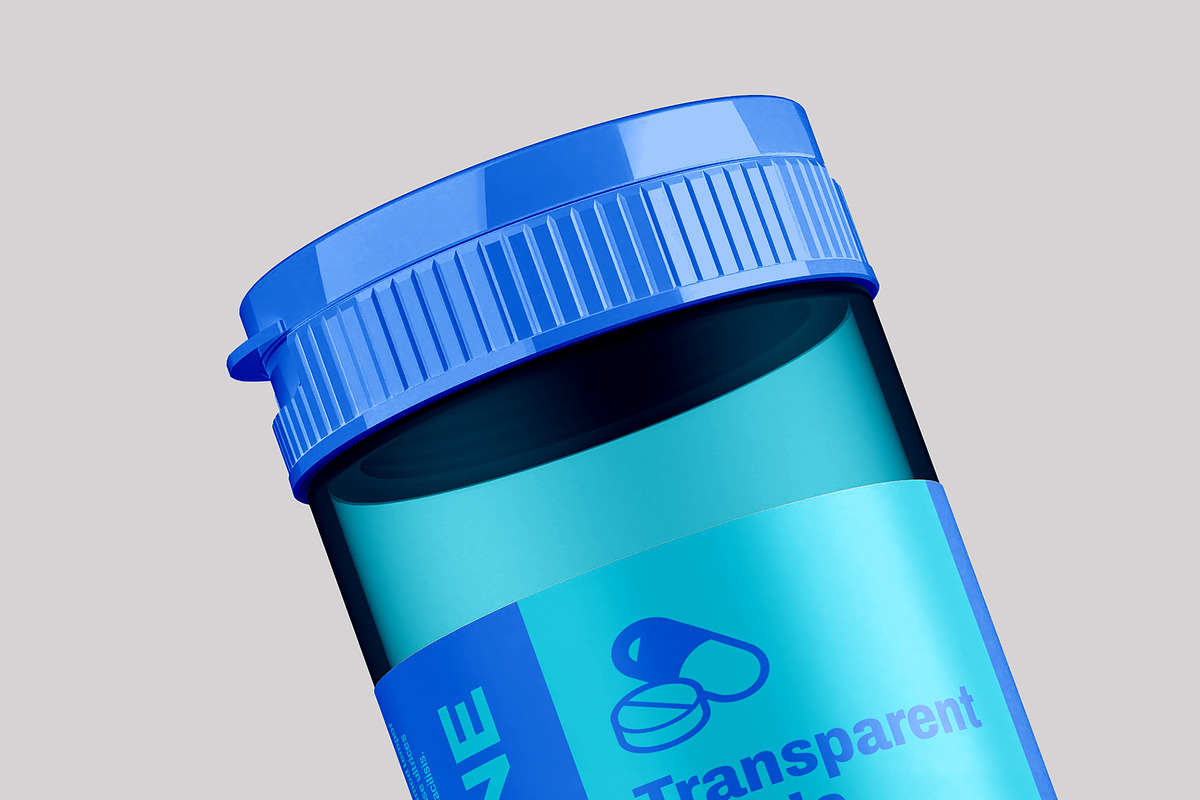 Transparent Plastic Bottle Mockup, a Product Mockup by Illusiongraphic (Photo 19 of 20)