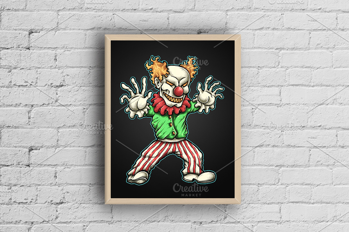 Evil Clown, an Illustration by TSV Art Collective (Photo 3 of 3)