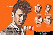 Pop Art Halftone Effect Ps Action, an Action Add-On by Studio Retouch (Thumbnail 1 of 12)