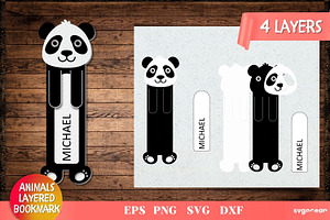 Animals Bookmark SVG Bundle