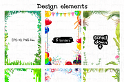 vector set Happy Animals, an Animal Illustration by WINDmade (Thumbnail 7 of 12)