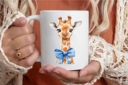 Watercolor Blue Nursery Clipart, a Seasonal Illustration by designcity5 (Thumbnail 5 of 5)