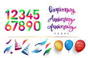 Colorful Anniversary Greeting Card., a Graphic by OtpirusGraphic (Thumbnail 2 of 5)