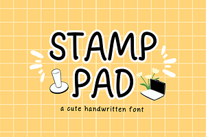 Stamp Pad Handwriting Font