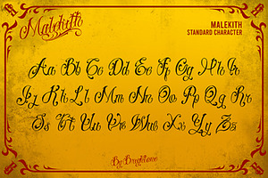 Malekith - Tattoo Font