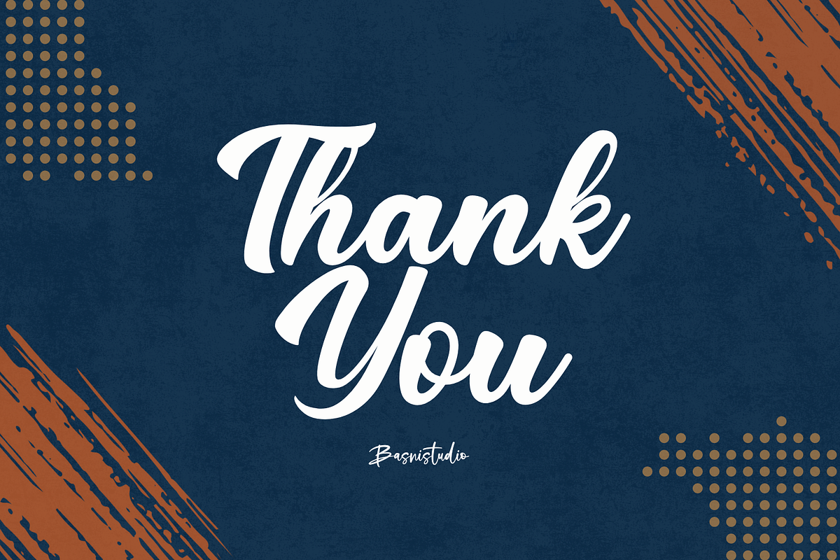 Monstar Bold Script Font, a Script Font by Basnistudio (Photo 9 of 9)