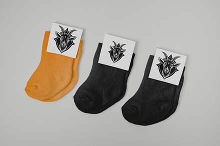 Baby Socks Design Template
