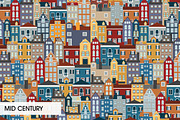 Cityscapes Seamless Patterns, a Pattern Graphic by Part of the Art (Thumbnail 3 of 5)