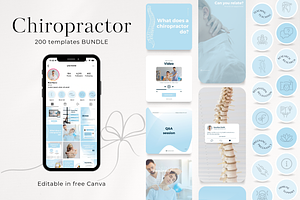 200 Chiropractor Social Media BUNDLE