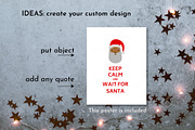 Black Santa Claus Clipart, an Object Graphic by AvaAva (Thumbnail 2 of 4)