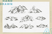 illustration of mountains, an Object Graphic by beetlepixels (Thumbnail 2 of 5)