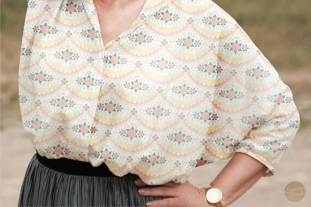 Cottagecore Pattern 10 Vintage Lace, a Pattern Graphic by Euonia Meraki (Photo 10 of 12)