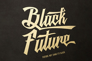 Black Future Typeface