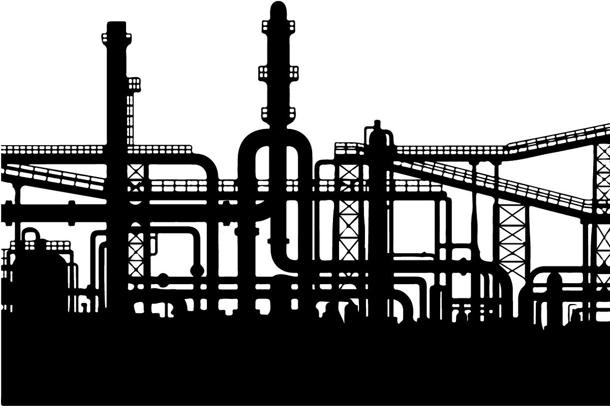 Industrial Factory Silhouette Bundle, an Illustration by Designs_River (Photo 29 of 45)