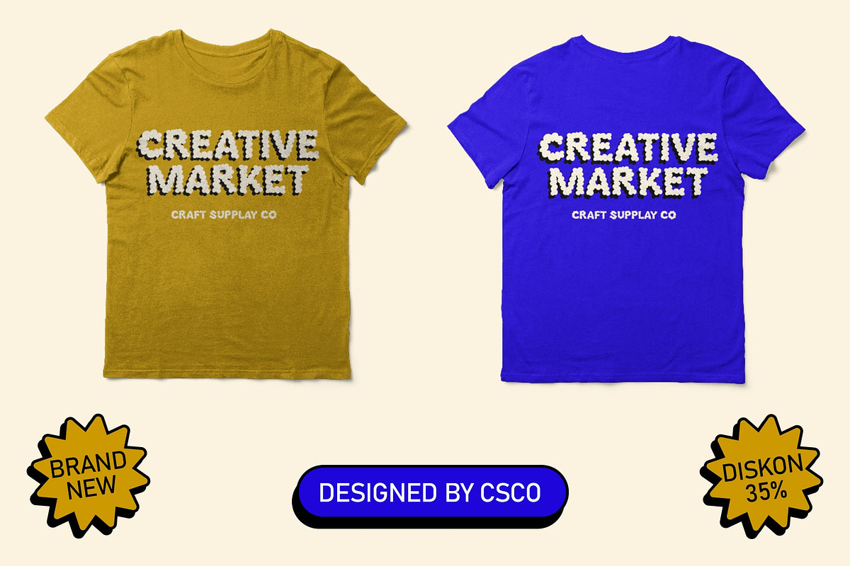 Clodice – Bubble Typeface, a Sans Serif Font by Craft Supply Co. (Photo 4 of 8)