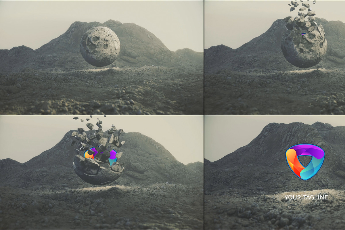 Distortion Logo for After Effects, a Templates & Theme by 2dfx (Photo 1 of 2)