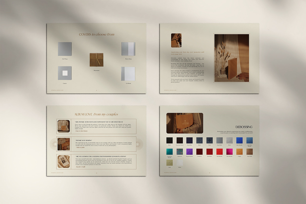 Elegant | Album Guide PDF, a Templates & Theme by Studio Leelou (Photo 7 of 10)
