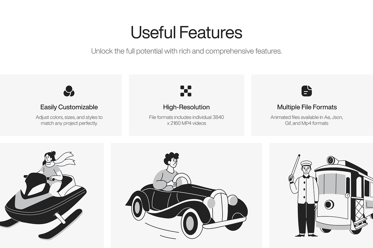 Animated Vehicle Illustration, a Transportation Illustration by Vectors Market (Photo 2 of 5)