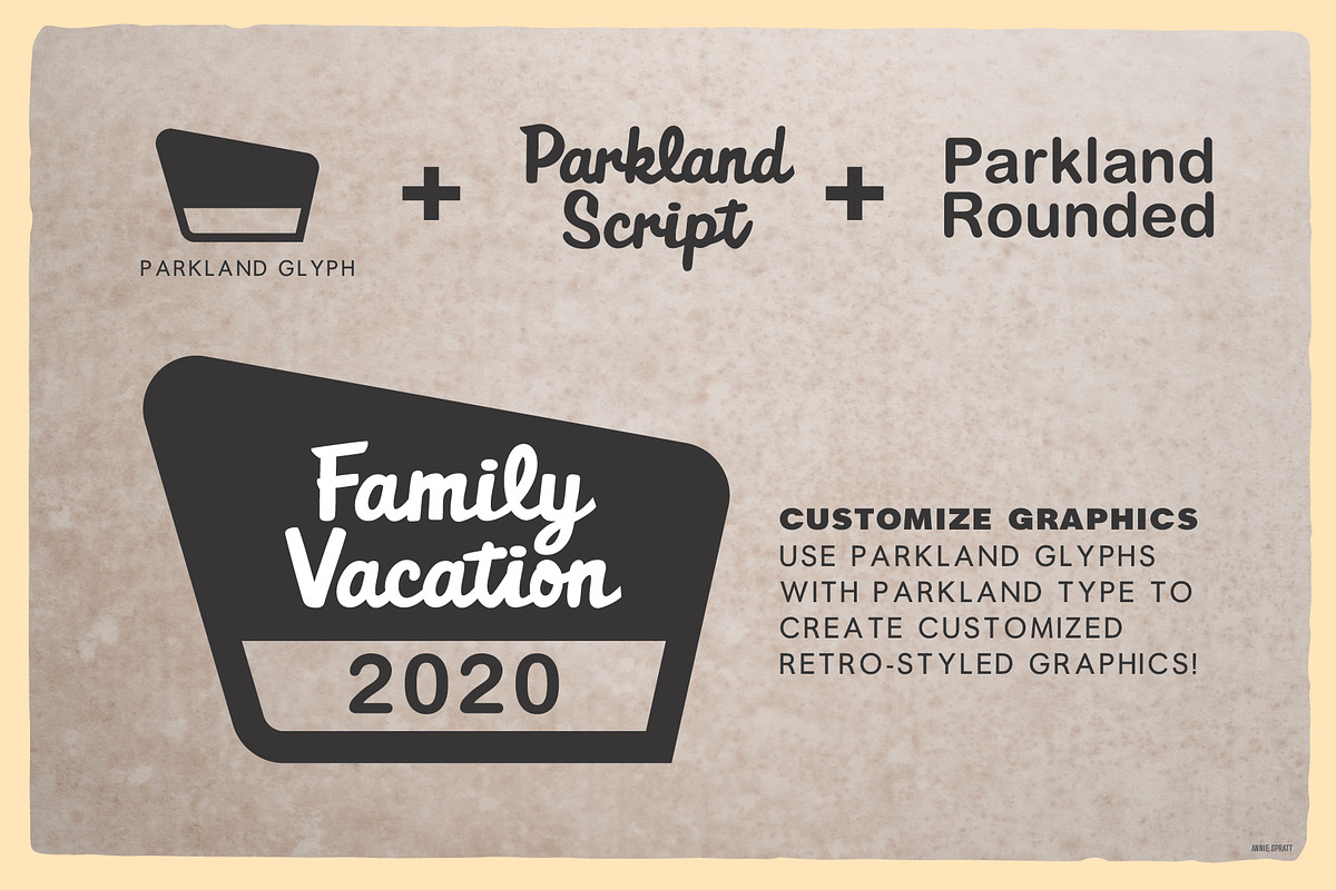 Parkland Type Pack | Retro Outdoors!, a Script Font by StudioWorks (Photo 3 of 11)