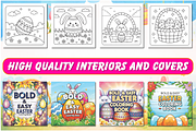 Bold & Easy Easter Coloring Pages, a Seasonal Illustration by Neon Studio (Thumbnail 2 of 3)