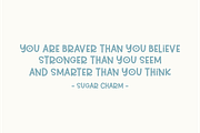 Sugar Charm - Cute Quirky Font, a Handwritten Font by SaktiAvellin (Thumbnail 3 of 9)