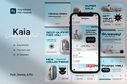 Kaia - Fashion Social Media Pack, a Social Media Template by Neetlabs Studio (Thumbnail 1 of 5)