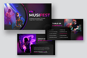 Musifest Music Concert Google Slides, a Presentation Template by kerismaker (Thumbnail 3 of 10)