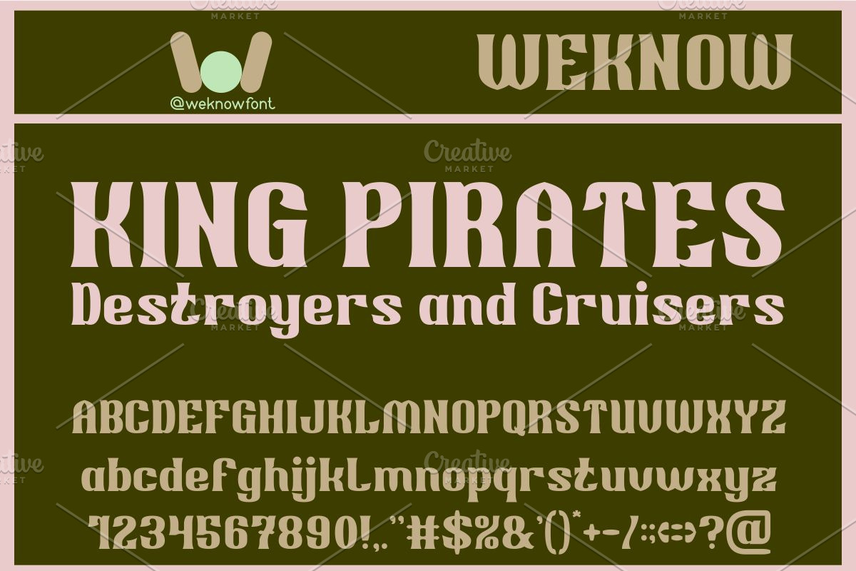 Highest Power font, a Serif Font by weknow (Photo 5 of 8)