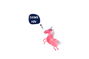 Watercolor Unicorn, an Animal Illustration by Black_sun (Thumbnail 3 of 3)