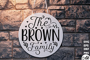 Family Round Sign SVG Bundle, a Graphic by akazaddesign (Thumbnail 7 of 8)