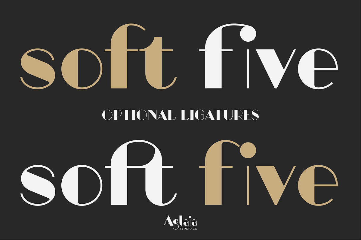 Aglaia Heavy • An Elegant Font preview 7