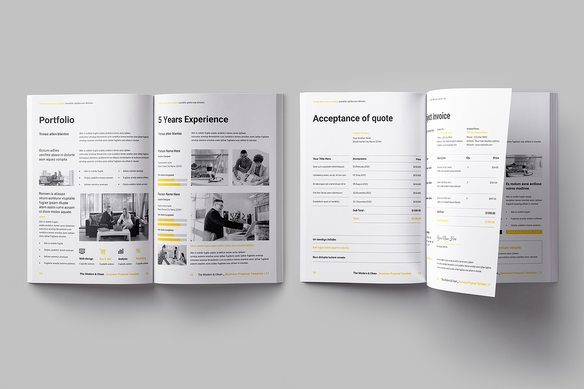 Business Proposal Template, a Brochure Template by ElvinPrint (Photo 7 of 9)