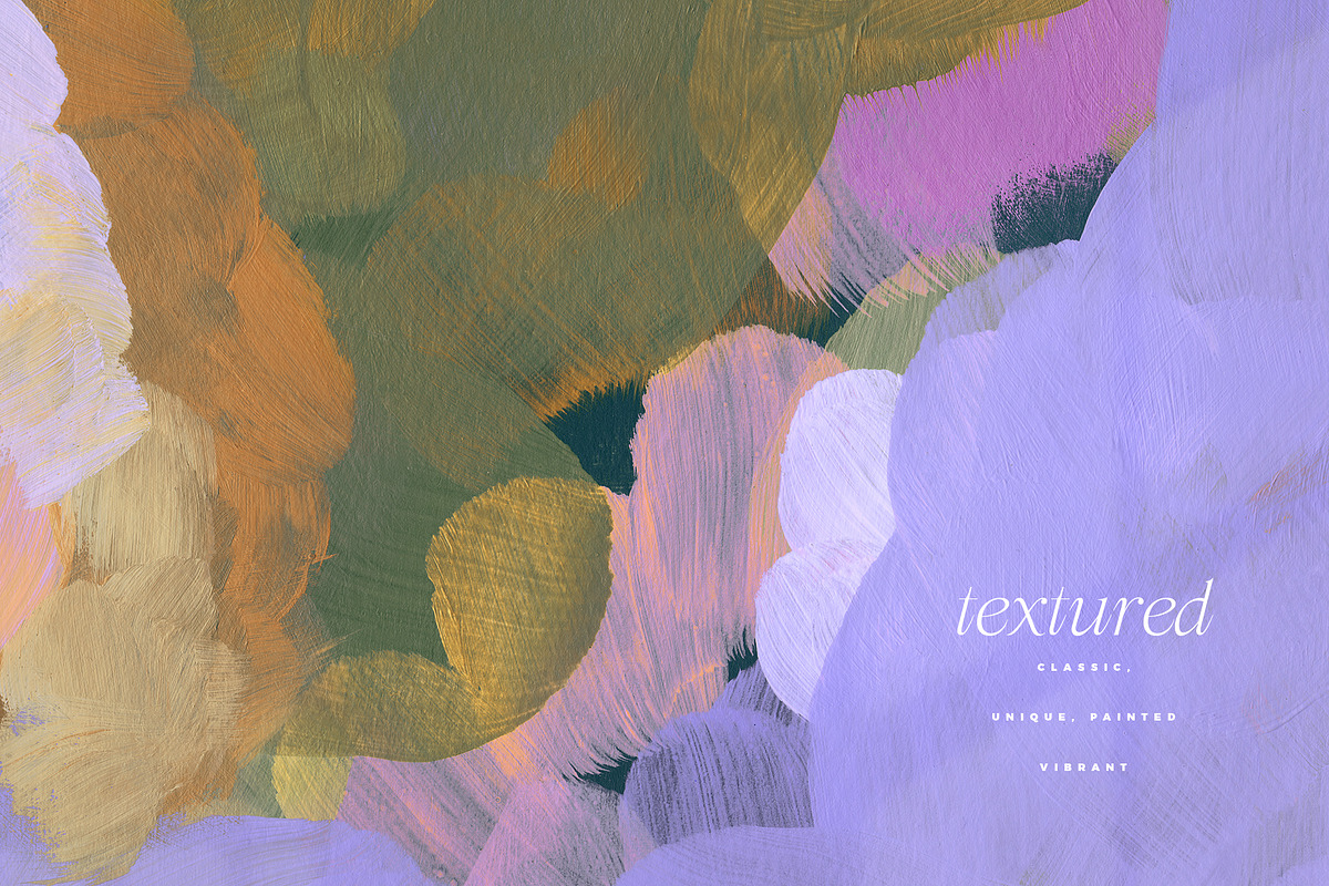 March Abstract Painted Backgrounds, a Texture Graphic by Basia Stryjecka (Photo 4 of 17)