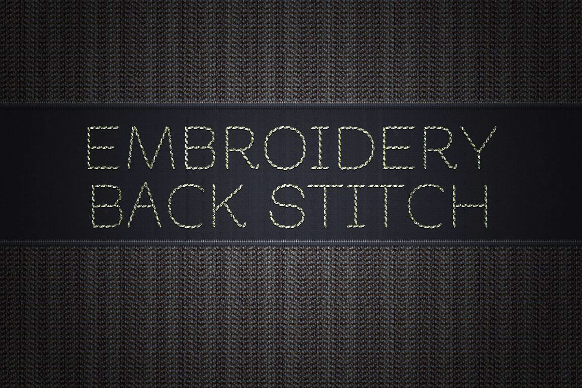 Embroidery Backstitch