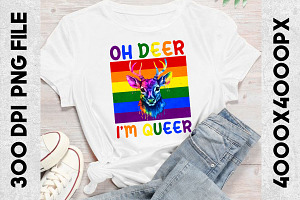 Oh Deer LGBT Flag