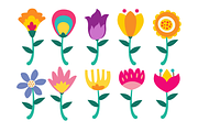 60 Flat Flower Vectors, a Graphic by judayartworks (Thumbnail 5 of 7)