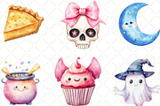 Twinkle Kawaii Halloween Clipart, an Illustration by Black Bird Studio (Thumbnail 5 of 6)