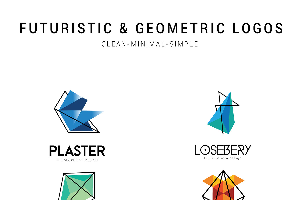 Futuristic & Geometric Logos Bundle, a Branding & Logo Template by AN Productions (Photo 13 of 47)